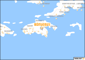 map of Bordeaux