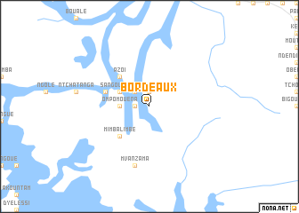 map of Bordeaux