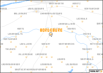 map of Bordebure