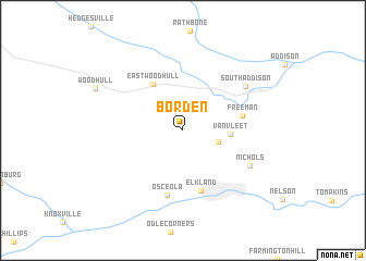 map of Borden
