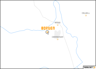 map of Borden