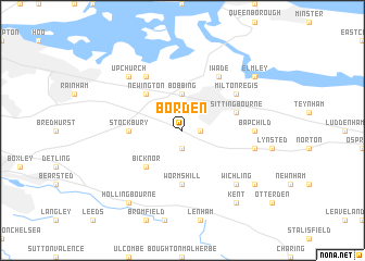 map of Borden