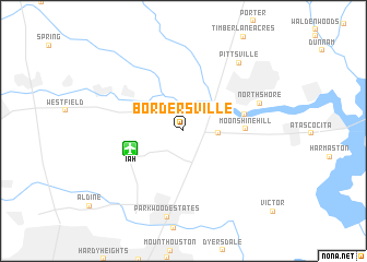 map of Bordersville