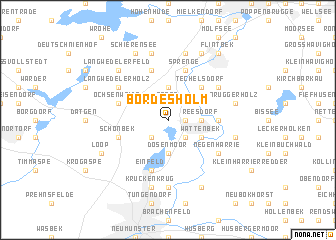 map of Bordesholm