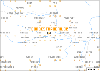 map of Bordeştii-Poenilor