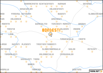 map of Bordeşti