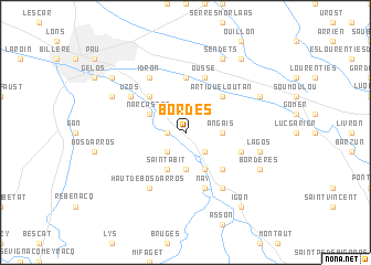 map of Bordes