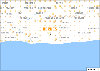 map of Bordes