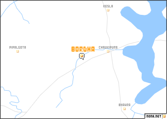 map of Bordha