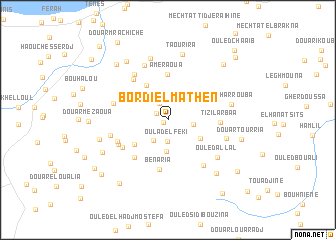 map of Bordi el Mathen