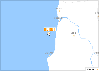 map of Bordi