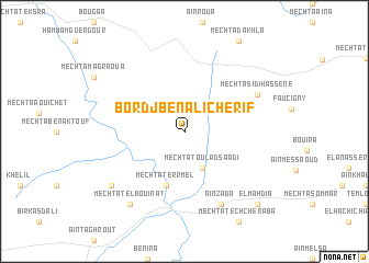 map of Bordj Ben Ali Cherif