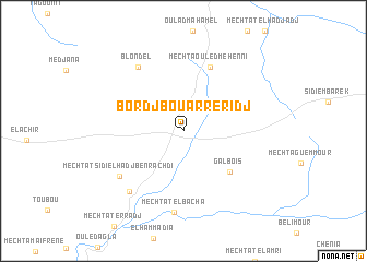 map of Bordj Bou Arreridj