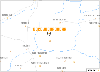 map of Bordj Bou Rougaa