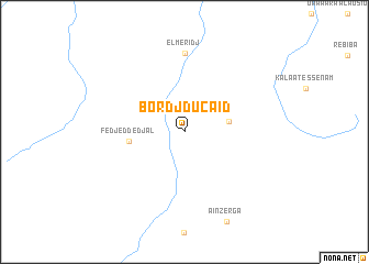 map of Bordj du Caïd