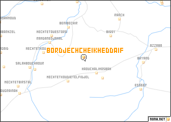map of Bordj ech Cheikh ed Daïf
