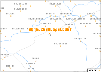 map of Bordj Zeboudj el Oust