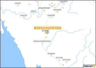 map of Bord Khūn-e Now