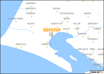 map of Bordrup