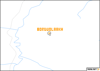 map of Borduolaakh