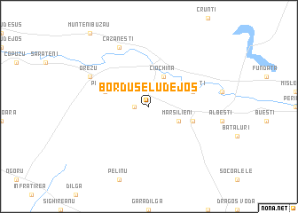 map of Borduşelu de Jos