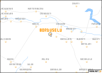 map of Borduşelu