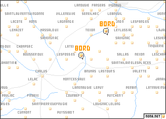 map of Bord