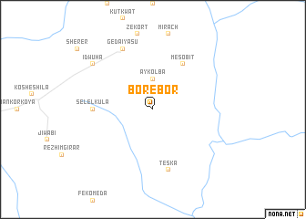 map of Borebor