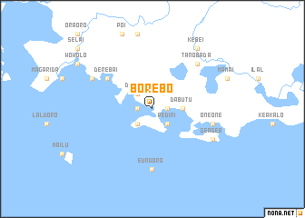 map of Borebo
