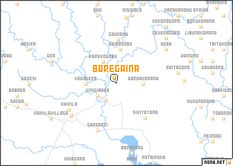 map of Boregaina