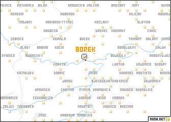 map of Borek