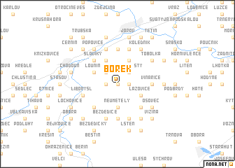 map of Borek