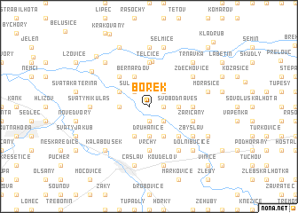 map of Borek