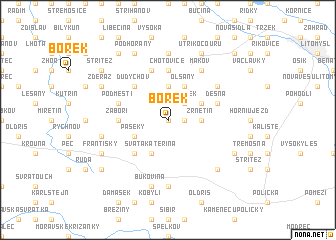 map of Borek