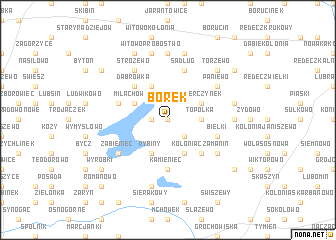 map of Borek