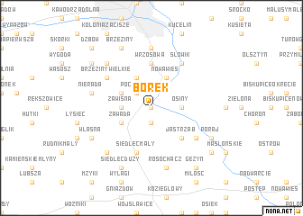 map of Borek