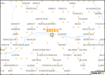 map of Borek