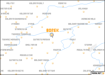 map of Borek