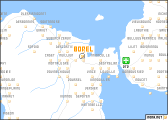 map of Borel