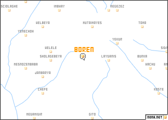 map of Boren