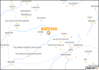 map of Boreshk