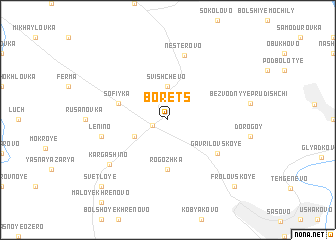 map of Borets