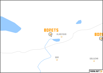 map of Borets