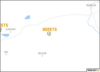 map of Borets