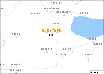 map of Boreyevo