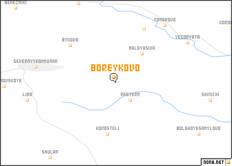 map of Boreykovo