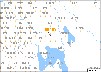 map of Borey