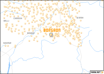 map of Borgaon