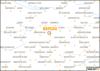 map of Borgau