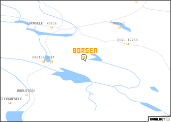 map of Borgen